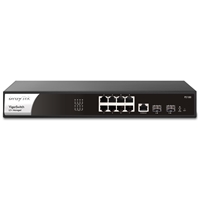 Managed Network Switches | DRAYTEK  VSP2100-K VigorSwitch P2100 8 Port Gigabit POE Layer 2+ Managed Switch with 2 SFP Uplink Por | VSP2100-K | ServersPlus